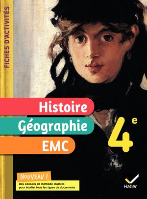 Fiches d'activités Histoire-Géographie-EMC 4e - Ed. 2022 - Cahier élève