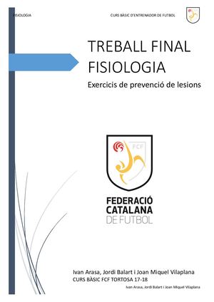 Prevenció De Lesions