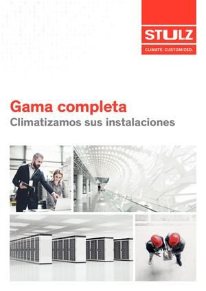 STULZ Catálogo Gama Completa