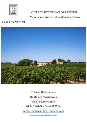 Dépliant Locations Bellefontaine