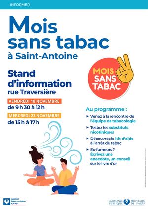 Affiche Mois sans tabac SAT