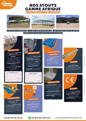 Nos atouts - Gamme Afrique