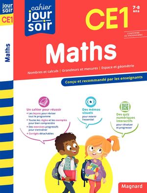 Maths CE1 - Cahier Jour Soir  Extrait