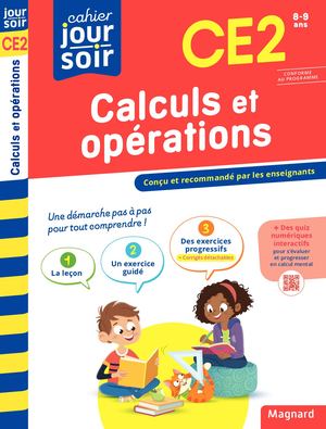 Calculs et opérations CE2 - Cahier Jour Soir Extrait