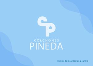 Manual De Imagen Corporativa Colchones Pineda