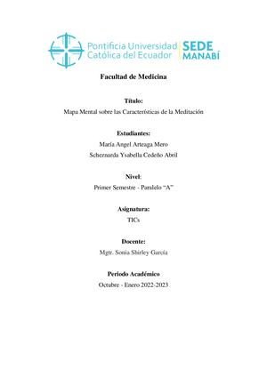 Mapa Mental Meditación