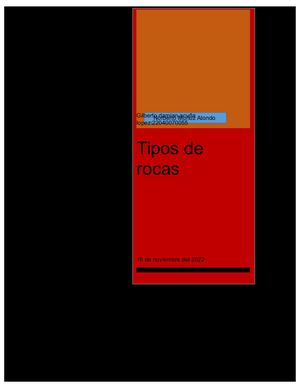 Tipos De Rocas