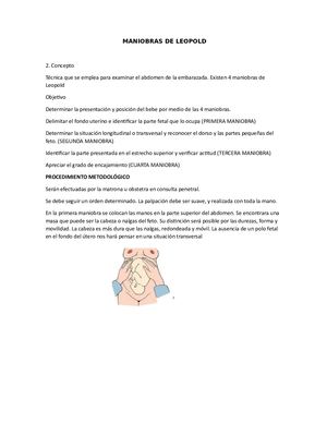 Procedimientos Maternidad