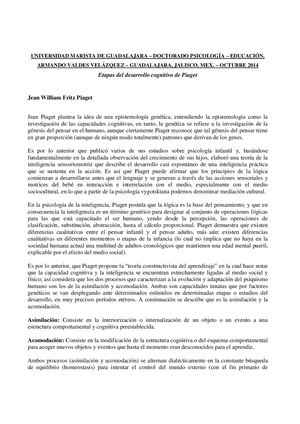Etapasdeldesarrollocognitivode Piaget