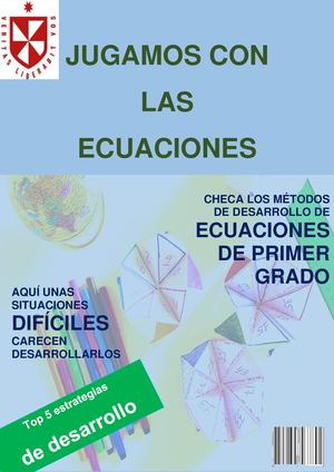 Revista Digital Jugamos Con Las Ecuaciones