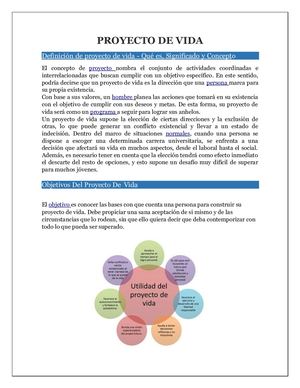 Proyecto De Vida