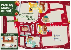 Plan du marché de Noël 2022