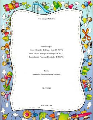 Foto Ensayo Deductivo