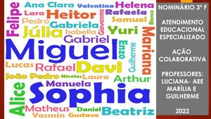 Nominário 3º Ano F 2022