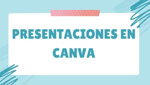 Presentaciones En Canva