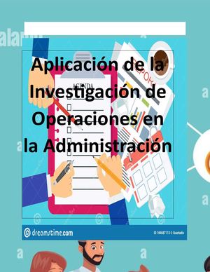 Investigación De Operaciones