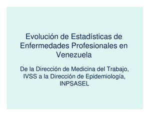 13 Evolución De Estadísticas De Ep En Venezuela