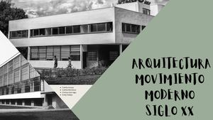 DOSSIER ARQUITECTURA DEL SIGLO XIX - XX