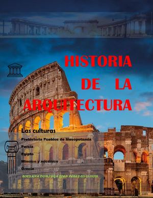 Revista HISTORIA DE LA ARQUITECTURA