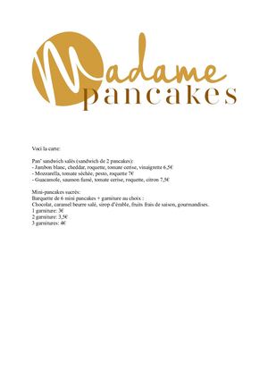 MADAME PANCAKES X WIS