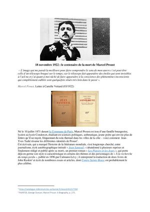 Proust Centenaire 181122 Lt