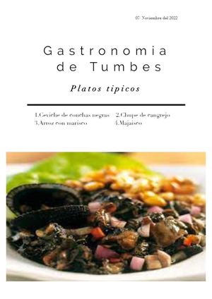 Revista Gastronomia Tumbesina