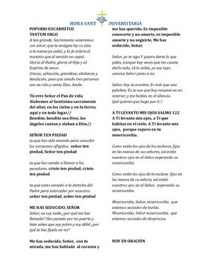 110461315 Hoja De Canto Hora Santa U