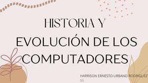 Historia y evolución de los computadores/Harrison