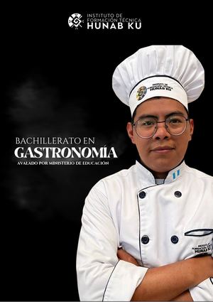 Bachillerato En Gastronomía