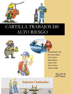 Cartilla Trabajos De Alto Riesgo Final