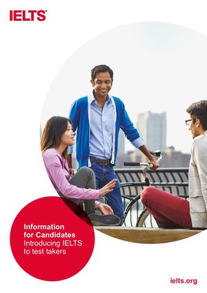 Ielts Information For Candidates Uk Version