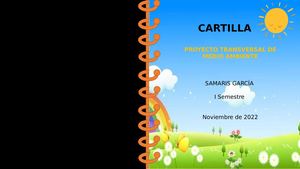 Cartilla De Medio Ambiente