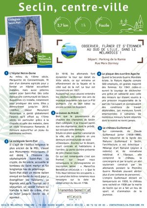 Fiche rando Seclin, Centre-Ville