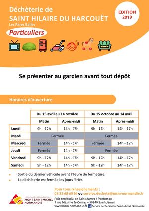 Guide de déchèterie de Saint-Hilaire-du-Harcouët