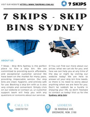 7 Skips Skip Bins Sydney