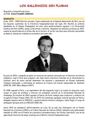 Los Gallinazos Sin Plumas