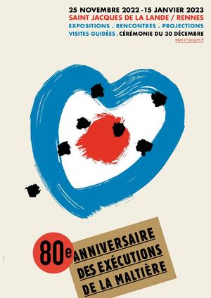 Plaquette 80e anniversaire des executions de la Maltière