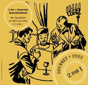 Gourmet 2for1 Gutscheinbuch 2023