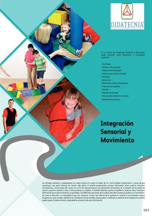 Integracion Sensoria Y Movimiento Didatecnia