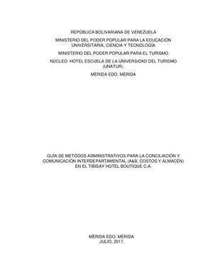 INFORME N°1467 PASANTIA ADMINISTRATIVA TRABAJO DE GRADO 2017