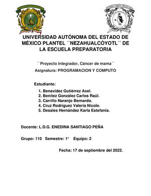 Documento De Proyecto Integrador