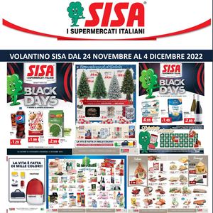 Volantino SISA Marsala dal 24 Novembre al 4 Dicembre 2022