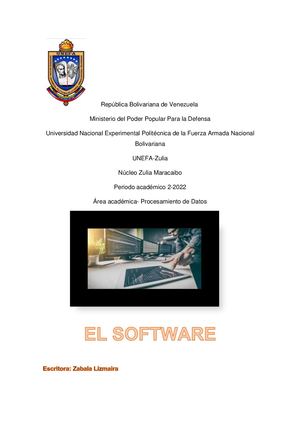 El Software en nuestro mundo cibernetico