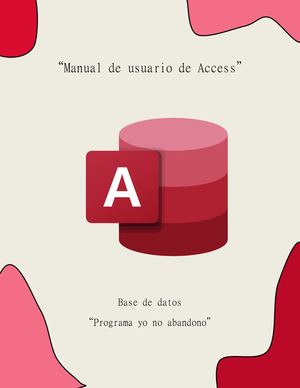 Manual De Usuario De Access