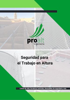 Catálogo Seguridad Anticaídas Proalt Ingeniería