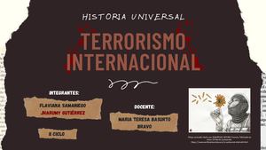 Terrorismo Internacional