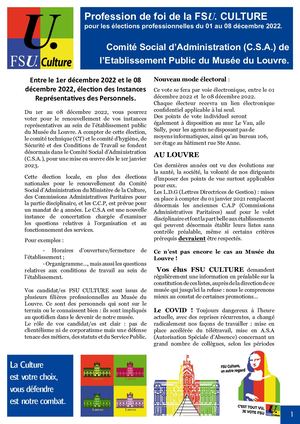 Profession De Foi Csa Louvre Fsu Culture 2022 A4