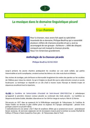02. Anthologie de La chanson picarde