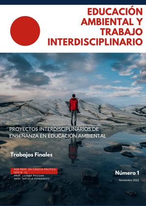 Educación Ambiental y Trabajo Interdisciplinario_2022