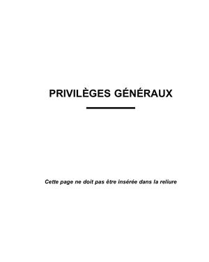 2022 3 Privileges Generaux (Civ ) [2022 07]